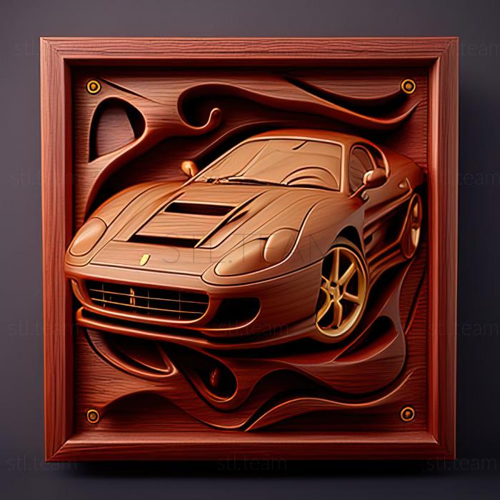 3D model Ferrari 550 Maranello (STL)